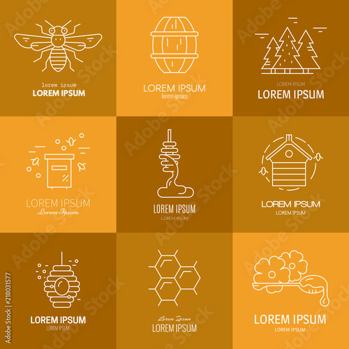 Logos with honey