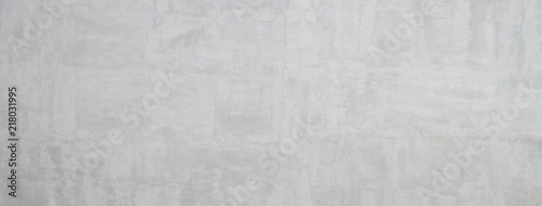 Old grey wall, grunge concrete background with natural cement texture. Panoramic banner background with copy space.