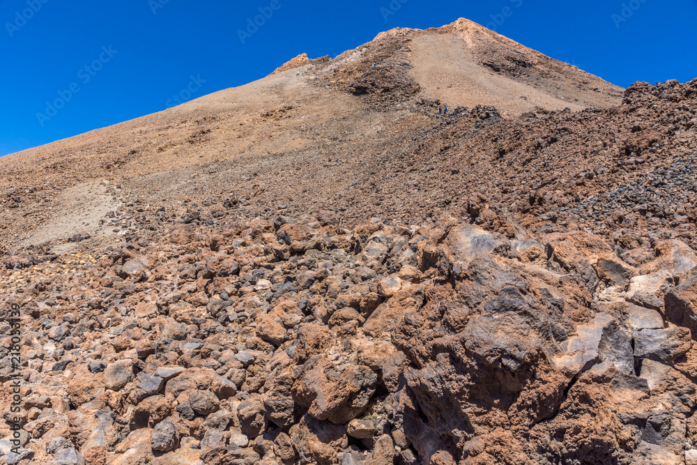 Der Gipfel des Vulkans Teide auf Teneriffa