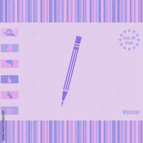 Pencil  vector icon.