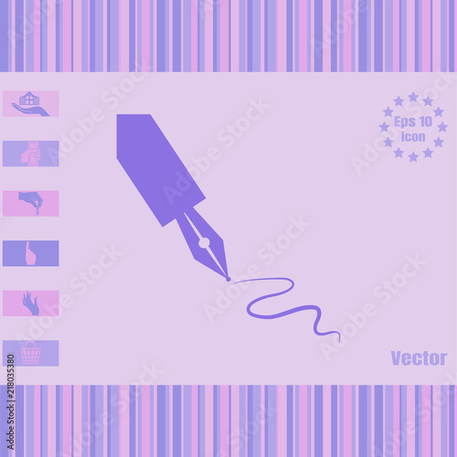 pen vector  icon