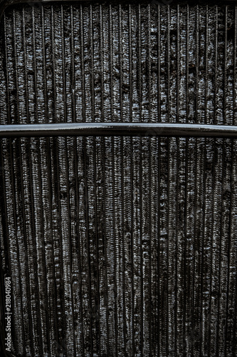 Obraz na płótnie Texture of a Soviet military machine. In the park the museum of military equipment w salonie