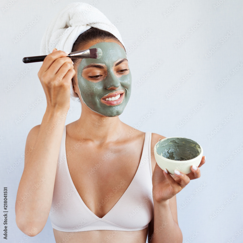 Beautiful Woman Face Mask