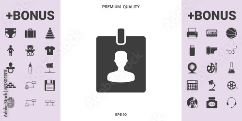 Badge symbol icon