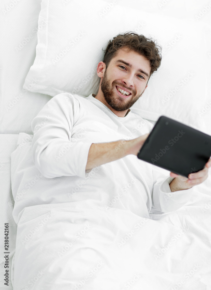 background image . man working with digital tablet. background image . man working with digital tablet.