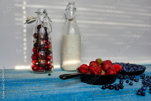 berries on the table