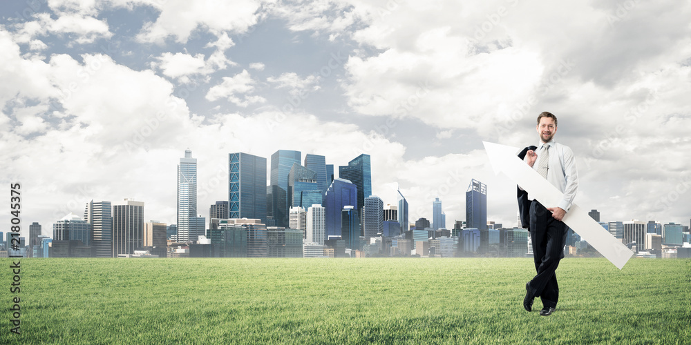 Successful businessman and development Successful businessman and development
