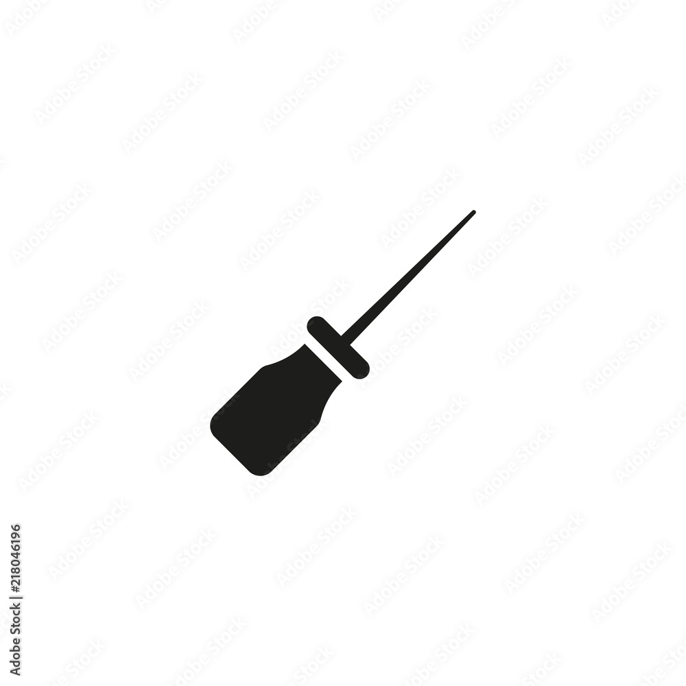 awl on white background awl on white background