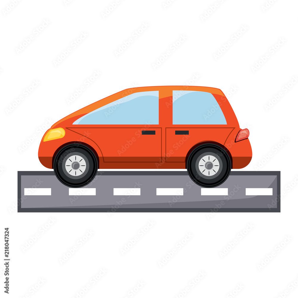 Fototapeta premium car on the road