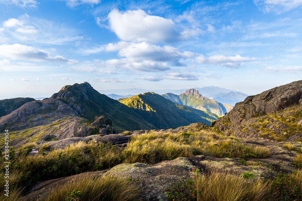 Naklejka premium Paisagem Pico dos Marins - Serra da Mantiqueira - Brasil / Brazil