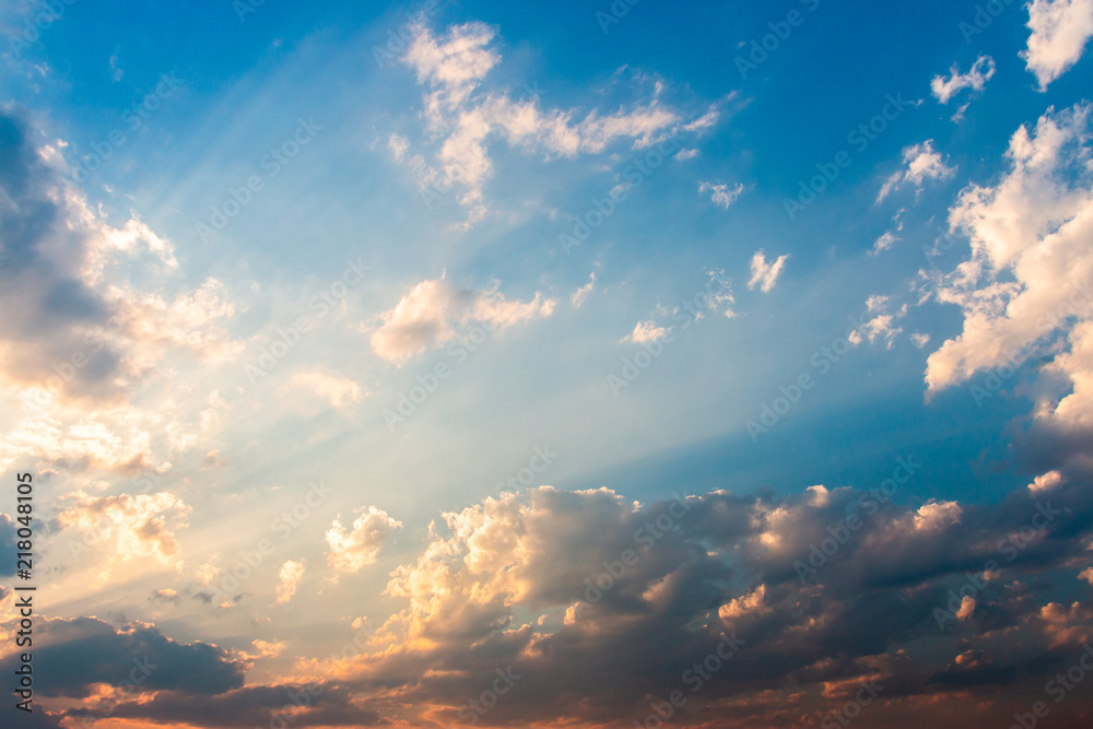 colorful dramatic sky with cloud at sunset.. colorful dramatic sky with cloud at sunset..