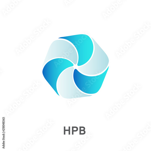 High Performance Blockchain Cryptocurrency Coin Sign Isolated