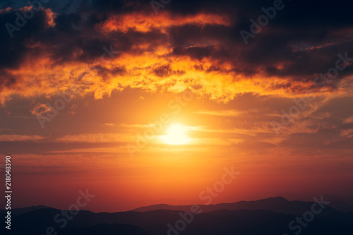 Pôr do Sol Pico dos Marins - Serra da Mantiqueira - Brasil / Brazil © Ederson