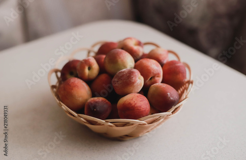 Homemade delicious peaches