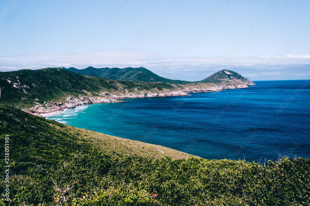 view of the island in mediterranean sea