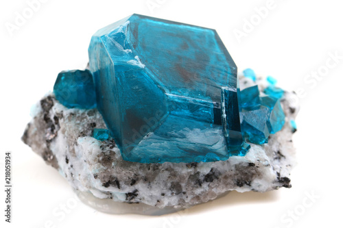 Foto Ammonium sulfate (NH4)2SO4 isolated