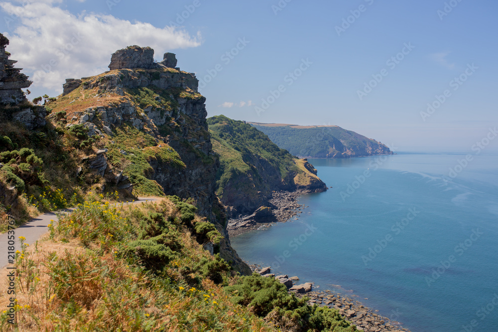 Valley of the rocks view, landspace nature photo