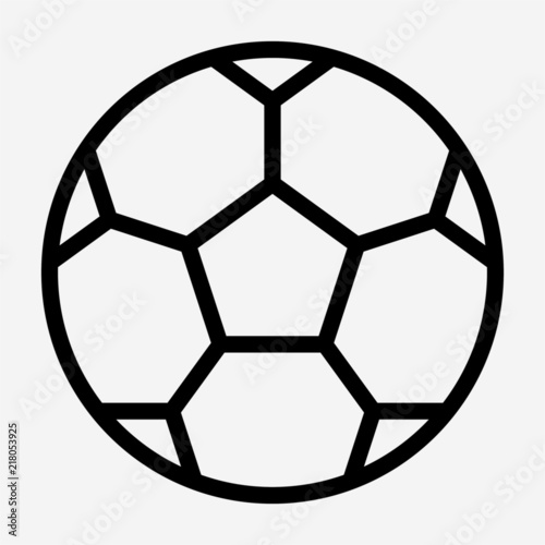 Outline sport vector icon