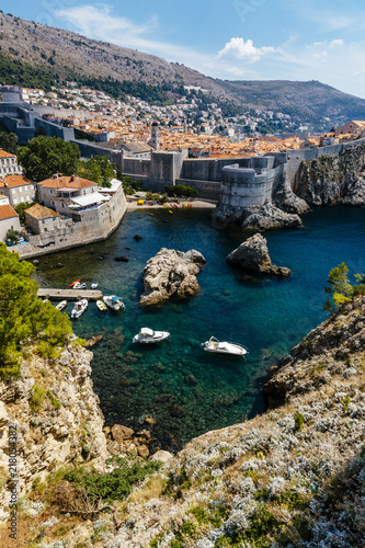 Harbour and Old Town of Dubrovnik, Croatia