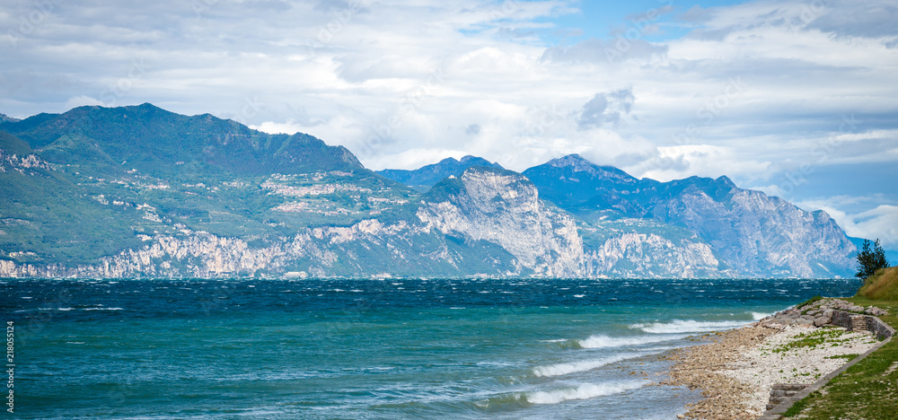 Lake Garda is the largest lake in Italy