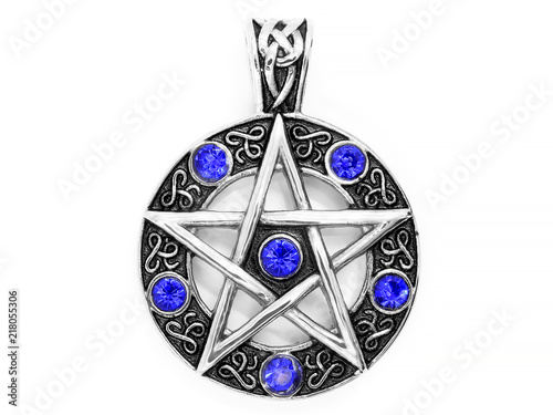 Wallpaper Mural Jewelry, pendant. Magic pentagram. Stainless steel. Torontodigital.ca