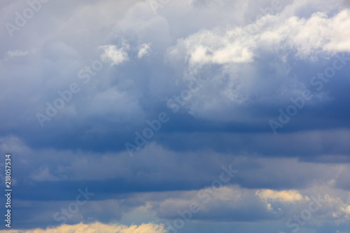 Fototapeta Naklejka Na Ścianę i Meble -  Clouds before the rain as a background