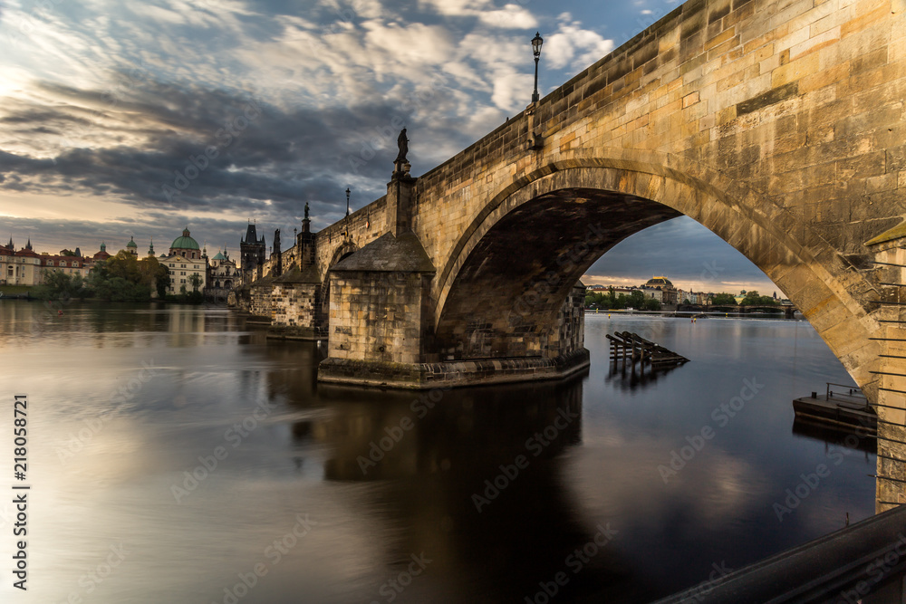 Charles Bridge and a view of the Old Town