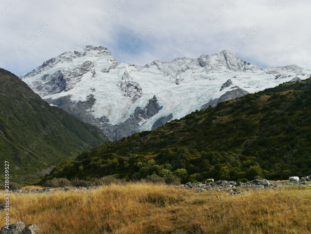 Peak of Mount Cook, New Zealand