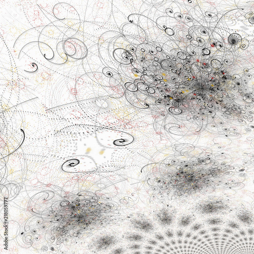 Dots swirls pattern