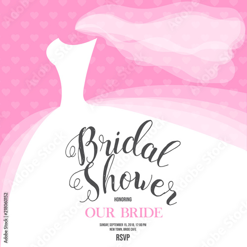 Bridal shower invitation
