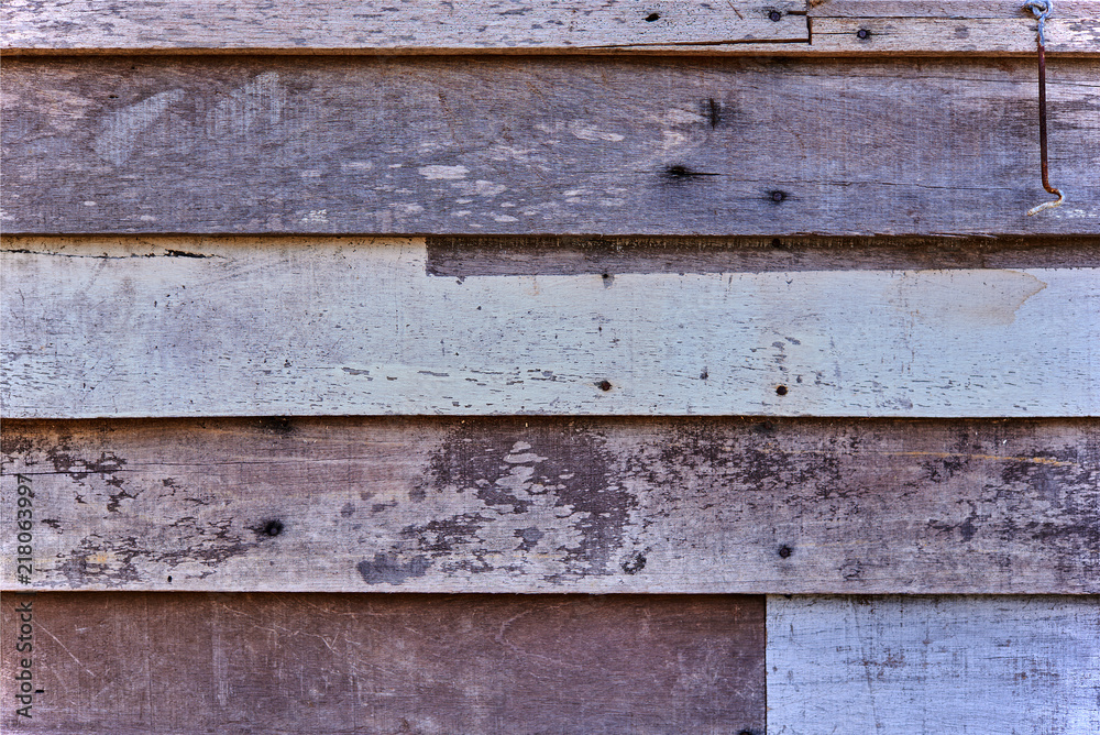 Fototapeta premium Wooden background with weathered wood.