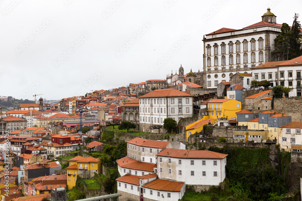 View of the quarter of Ribeira in Porto, Portugal
