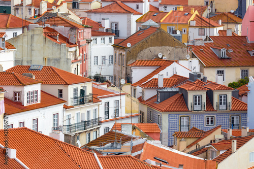 Beautiful view of Lisbon old city, Portugal © NICOLA