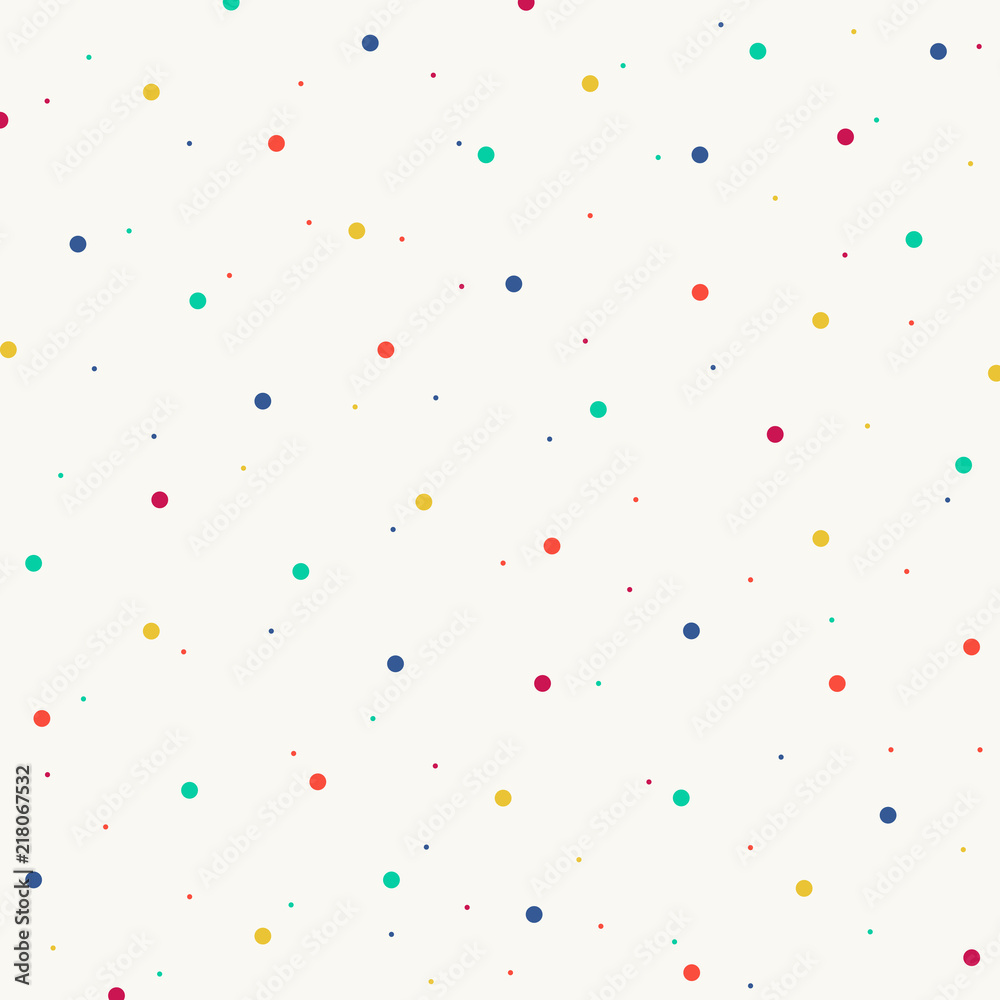 Abstract of colorful splash dot pattern background