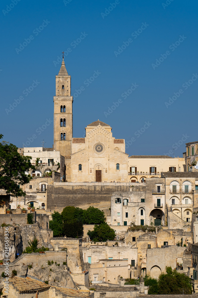 The cathedral of Matera, Matera, Basilicata, Italy, Europe.