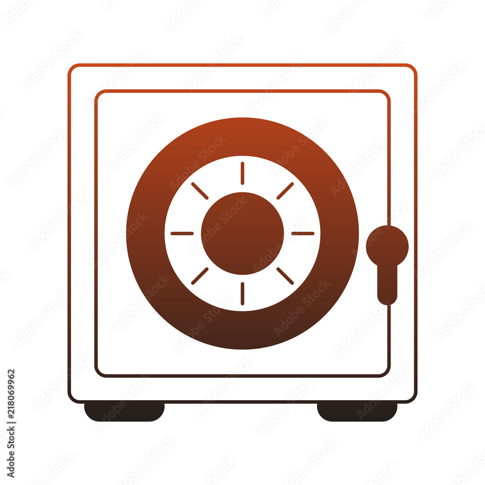 Strongbox security money symbol vector illustration graphic design Strongbox security money symbol vector illustration graphic design