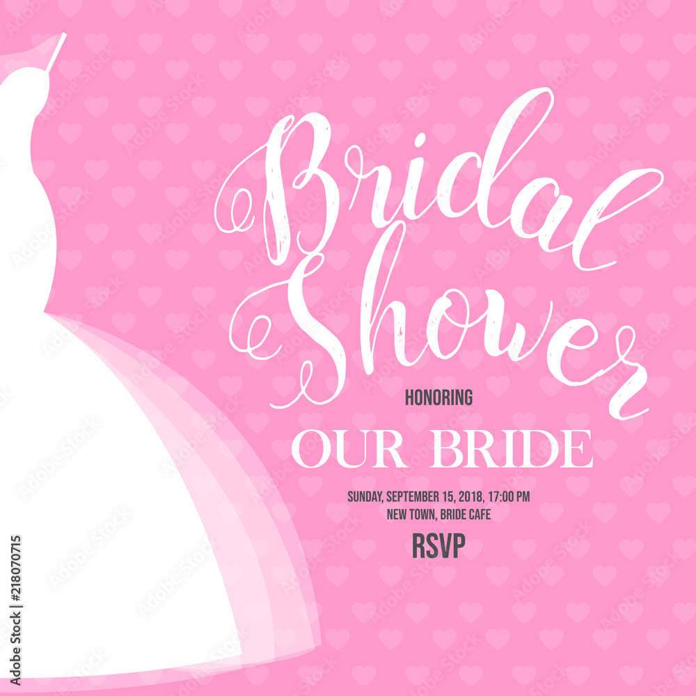 Bridal shower invitation