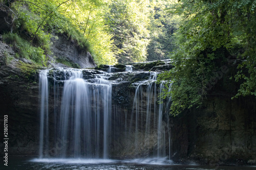 Herisson waterfalls in Jura France