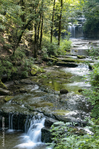Herisson waterfalls in Jura France