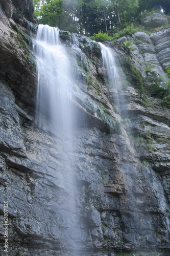 Herisson waterfalls in Jura France