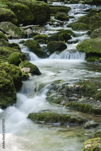 Herisson waterfalls in Jura France