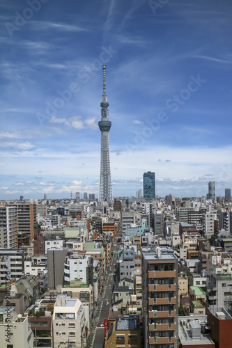 Great city and Tokyo sky tree