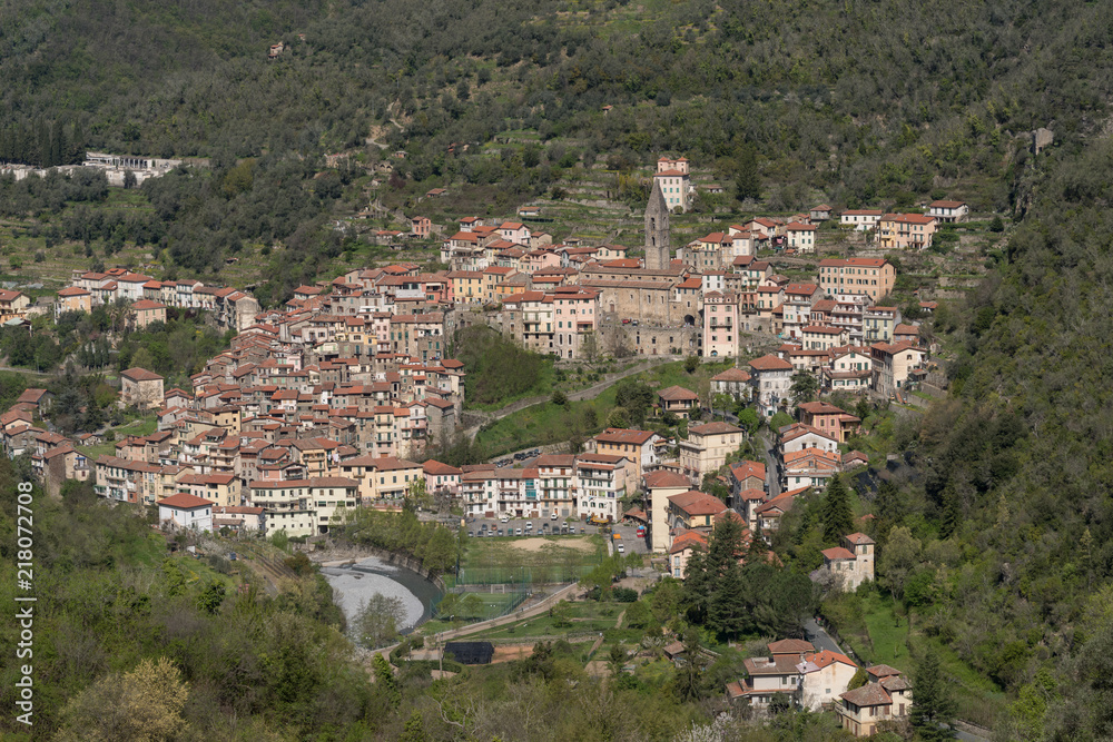 Pigna ancient village, Province of Imperia, Italy