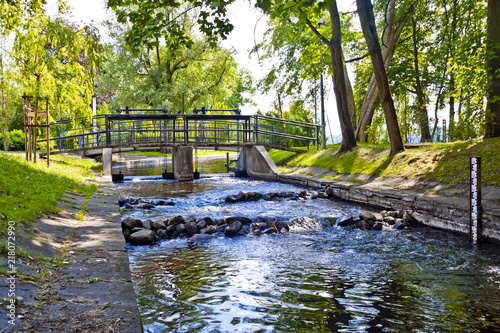 Niezdobna River in Szczecinek - Poland