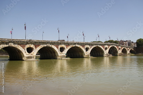 Pont Neuf sur la Garonne à Toulouse, Haute Garonne