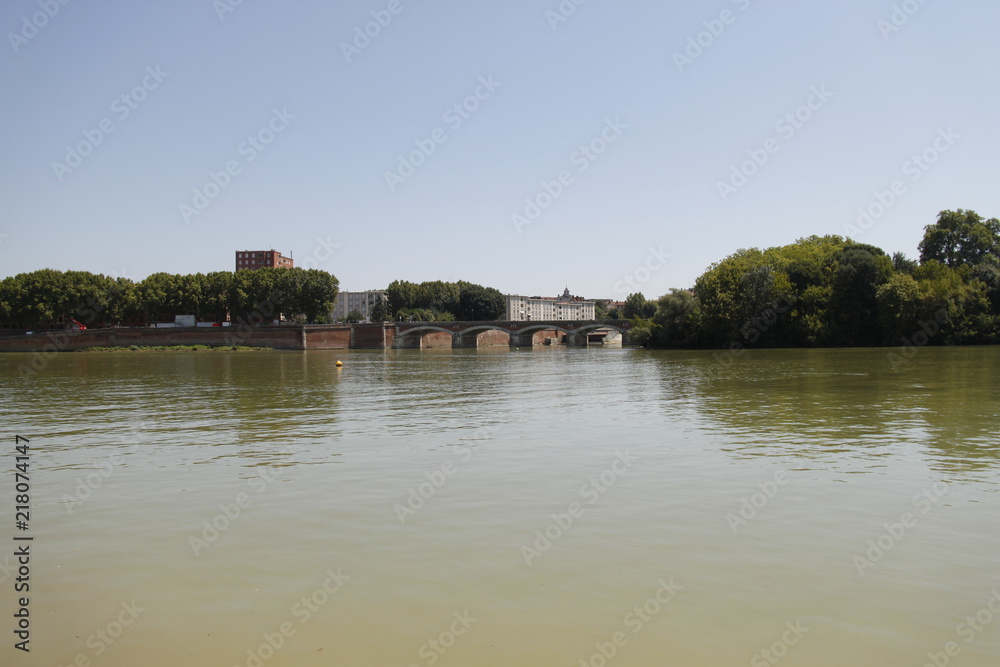 La Garonne à Toulouse, Haute Garonne	