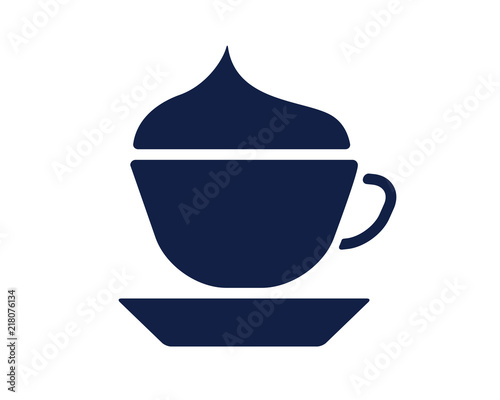 coffee creamer glyph icon , designed for web and app