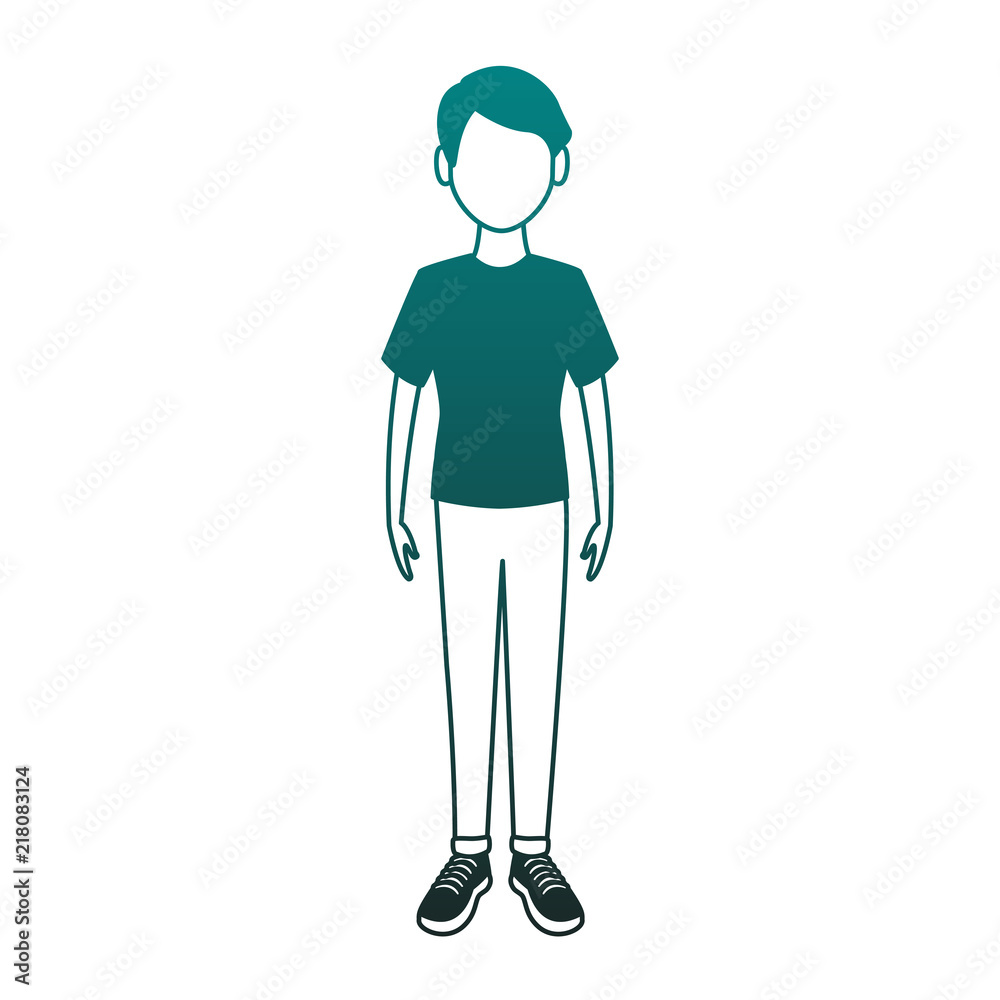 Young man cartoon avatar vector illustration graphic design Young man cartoon avatar vector illustration graphic design