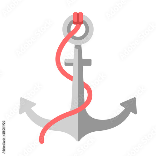 Anchor flat illustration