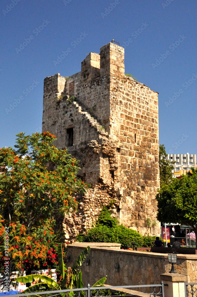 Old buildings of Antalya